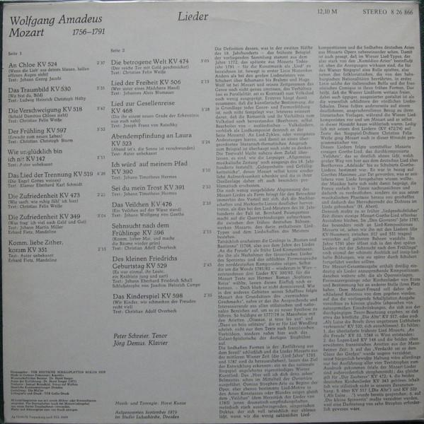 Wolfgang Amadeus Mozart - Lieder [2]