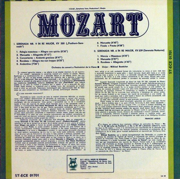 Wolfgang Amadeus Mozart - Serenada Nr. 9 In Re Major ("Posthorn - Serenade") / Serenada Nr. 6 In Re Major ("Serenata Notturna") [2]