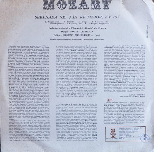 Wolfgang Amadeus Mozart - Serenade No.3 = Serenada Nr. 3 În Re Major, KV 185 [2]