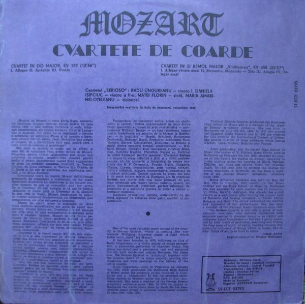 Wolfgang Amadeus Mozart - String Quartets = Cvartete De Coarde [2]