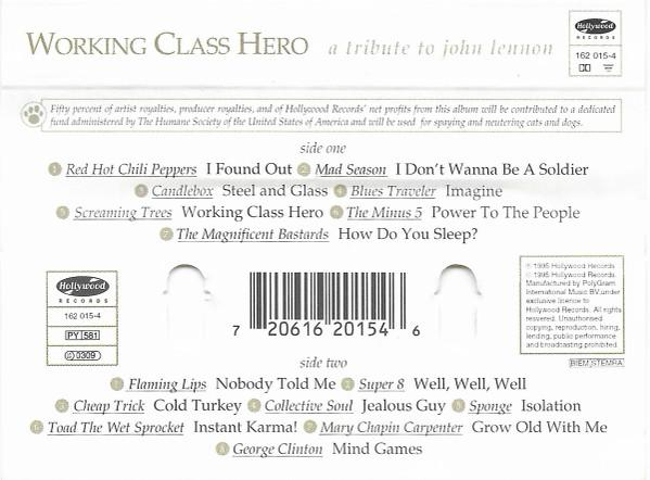 Working Class Hero (A Tribute To John Lennon) (Caseta Audio) [2]