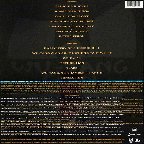 Wu-Tang Clan - Enter The Wu-Tang (36 Chambers) (Disc Vinil) [2]
