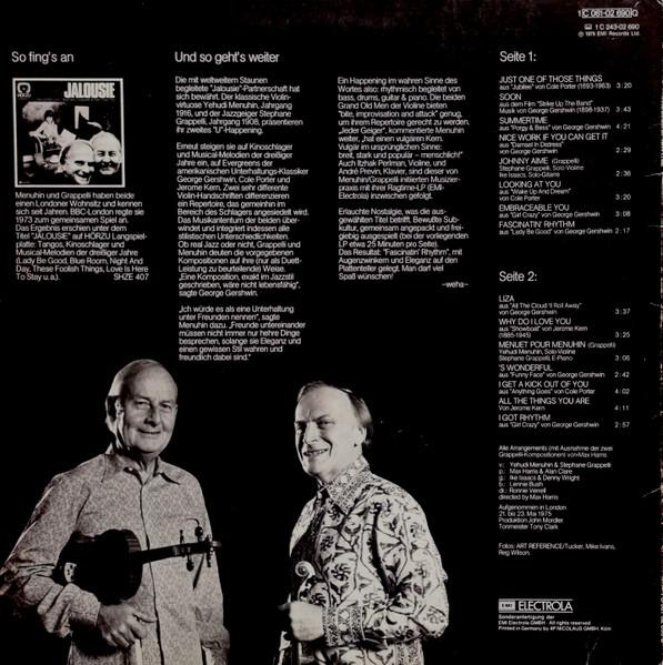 Yehudi Menuhin -  Fascinatin' Rhythm (Disc Vinil) [2]
