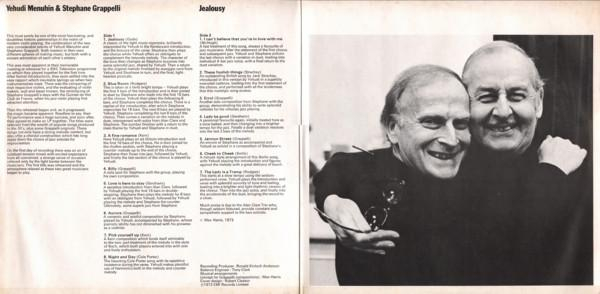 Yehudi Menuhin - Jealousy (Hits Of The Thirties) (Disc Vinil) [2]