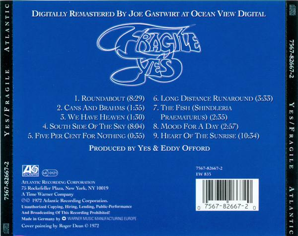 Yes - Fragile [2]