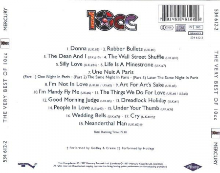 10cc - The Very Best Of 10cc, (CD) [1]