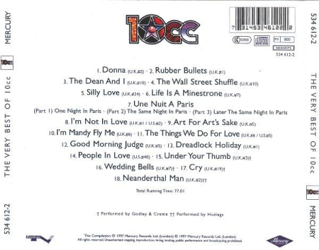 10cc - The Very Best Of 10cc (CD) [1]