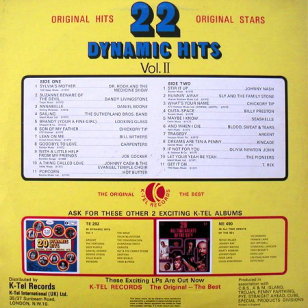 22 Dynamic Hits - Vol. II, (Disc Vinil) [1]