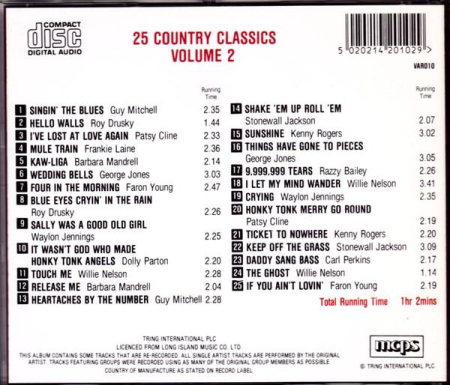 25 Country Classics Volume 2 [1]