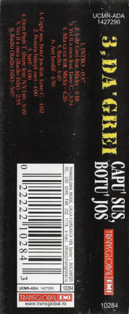 3, Da' Grei* – Capu' Sus, Botu' Jos (CASETA) [1]