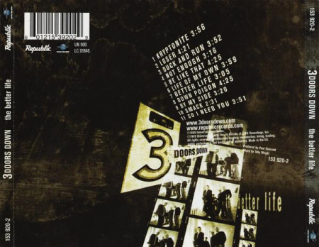 3 Doors Down - The Better Life, (CD) [1]