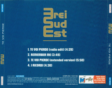 3rei Sud Est – Te Voi Pierde (CD) [1]