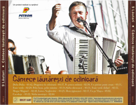 9 Lăutari – Cântece Lăutărești De Odinioara (CD) [1]