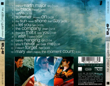 a-ha - Minor Earth | Major Sky (CD) [1]