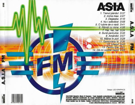 A.S.I.A. - A•S•I•A FM  (CD) [1]