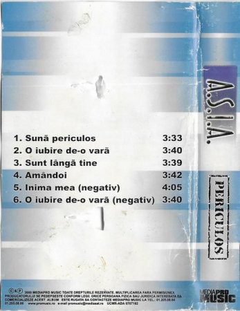 A.S.I.A. - Periculos , (Casetă Audio) [1]