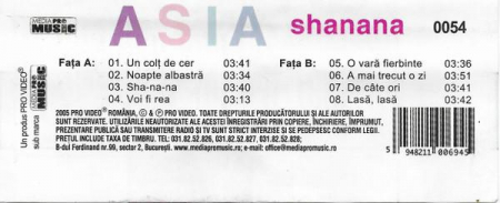 A.S.I.A. - Shanana , (Casetă Audio) [1]