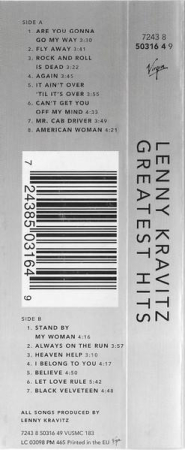 Lenny Kravitz - Greatest Hits (Caseta Audio) [1]
