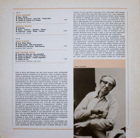 Aaron Copland - I Giganti Del Jazz 58 (Jazz Inspired Piano Compositions: Copland / Burian / Martinů / Schulhoff) [1]
