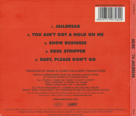 AC/DC – '74 Jailbreak (CD) [1]