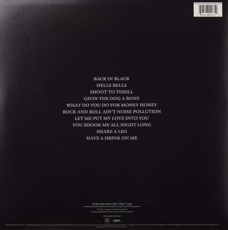 AC/DC - Back in Black , (Disc Vinil) [1]