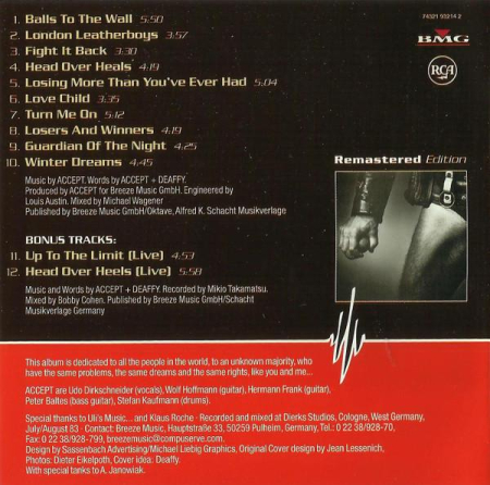 Accept - Balls To The Wall (CD) [1]