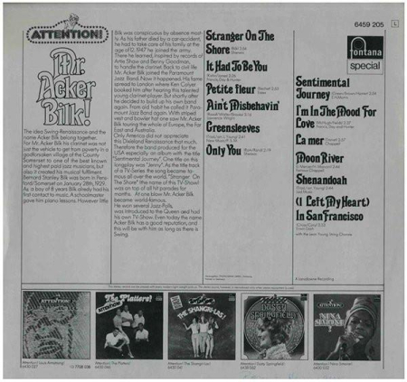 Acker Bilk - Attention! Mr. Acker Bilk! (Disc Vinil) [1]