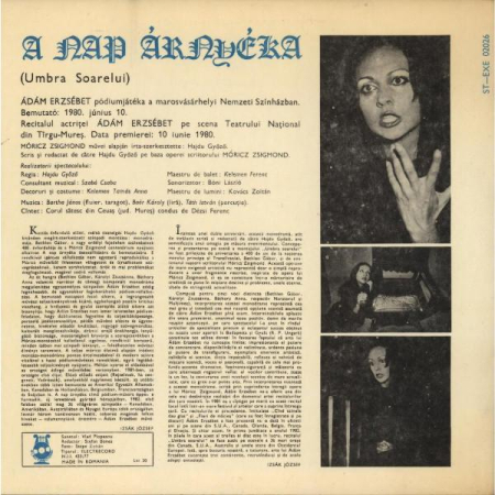 Ádám Erzsébet - A Nap Árnyéka (Umbra Soarelui) [1]