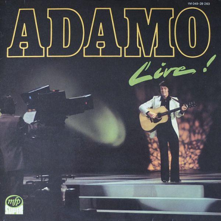 Muzică Ușoară - Adamo - Live! (Disc Vinil)