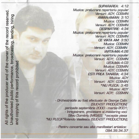 Adi De La Vâlcea - Alb & Negru, (CD) [1]