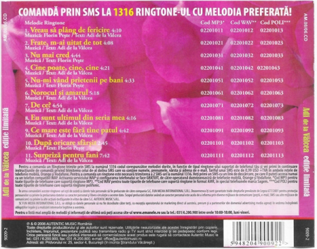 Adi De La Vâlcea – Ediție Limitată (CD) [1]