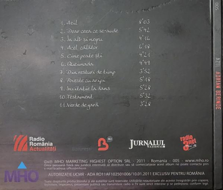 Adrian Berinde - Azil (CD) [1]
