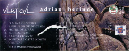 Adrian Berinde - Vertical , (Casetă Audio) [1]