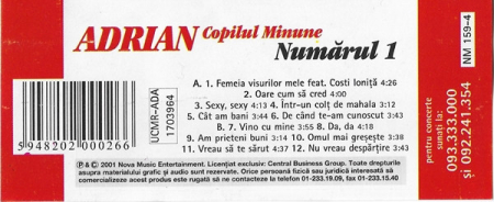 Adrian Copilul Minune – Numarul 1 (CASETA) [1]