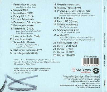 Adrian Enescu - Invisible Movies (CD) [1]