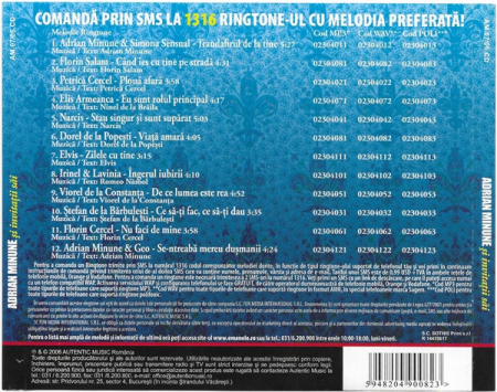 Adrian Minune Și Invitații Săi , (CD) [1]