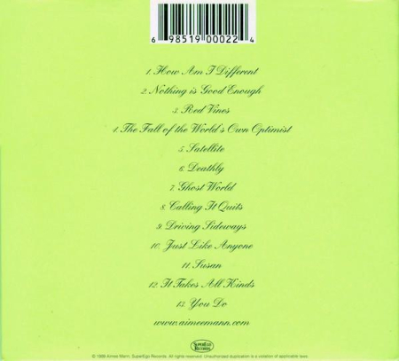 Aimee Mann - Bachelor No. 2 - Or, The Last Remains Of The Dodo (CD) [1]