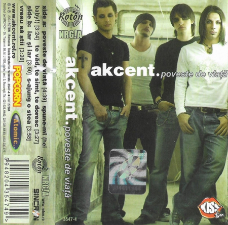 Akcent - Poveste De Viață, (Casetă Audio) [0]