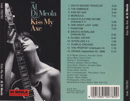 Al Di Meola Project - Kiss My Axe (CD) [1]