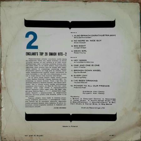 Alan Caddy Orchestra - England's Top 20 Smash Hits - 2 [1]