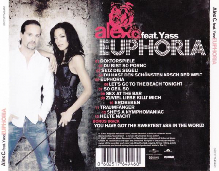 Alex C. Feat. Yasmin K. - Euphoria, (CD) [1]