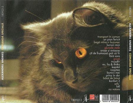 Alexandru Andrieș - Comandă Specială, (CD) [1]