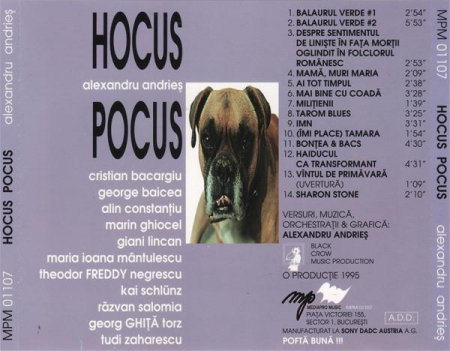 Alexandru Andrieș - Hocus Pocus , (CD) [1]