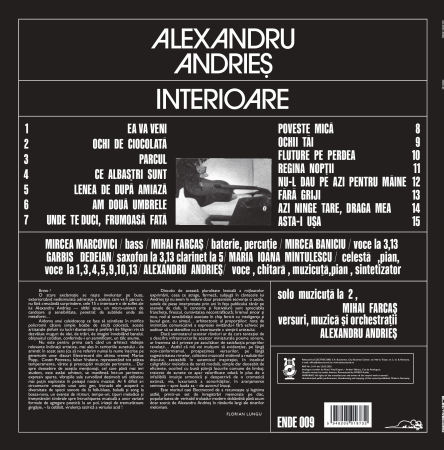 Alexandru Andrieș – Interioare – Vinyl [1]