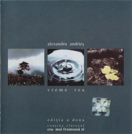 Cd-uri - Alexandru Andrieș - Vreme Rea, (CD)