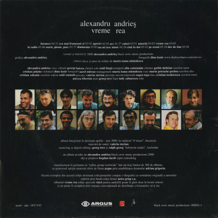 Alexandru Andrieș – Vreme Rea(VINIL)(Disc Vinil) [1]