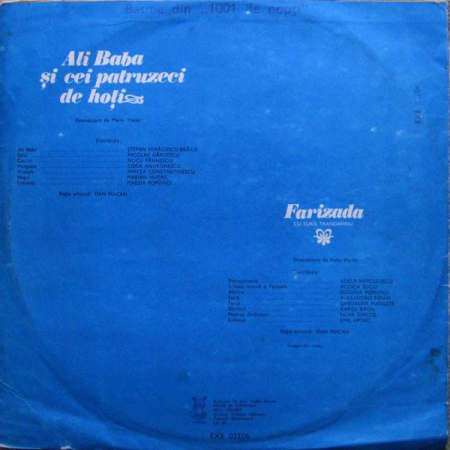 Ali Baba Și Cei Patruzeci De Hoți / Farizada (Disc Vinil) [1]