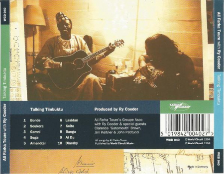Ali Farka Touré - Talking Timbuktu, (CD) [1]