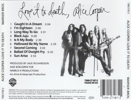 Alice Cooper - Love It To Death [1]
