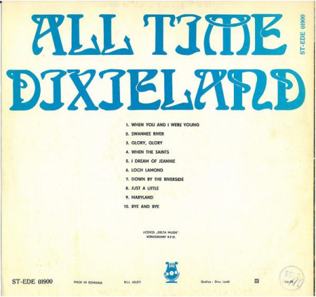 All Time Dixieland, (Disc Vinil) [1]